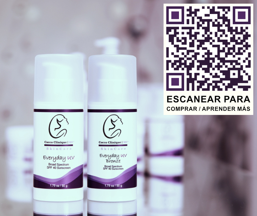Cocco Clinique MD Everyday UV w/ QR code